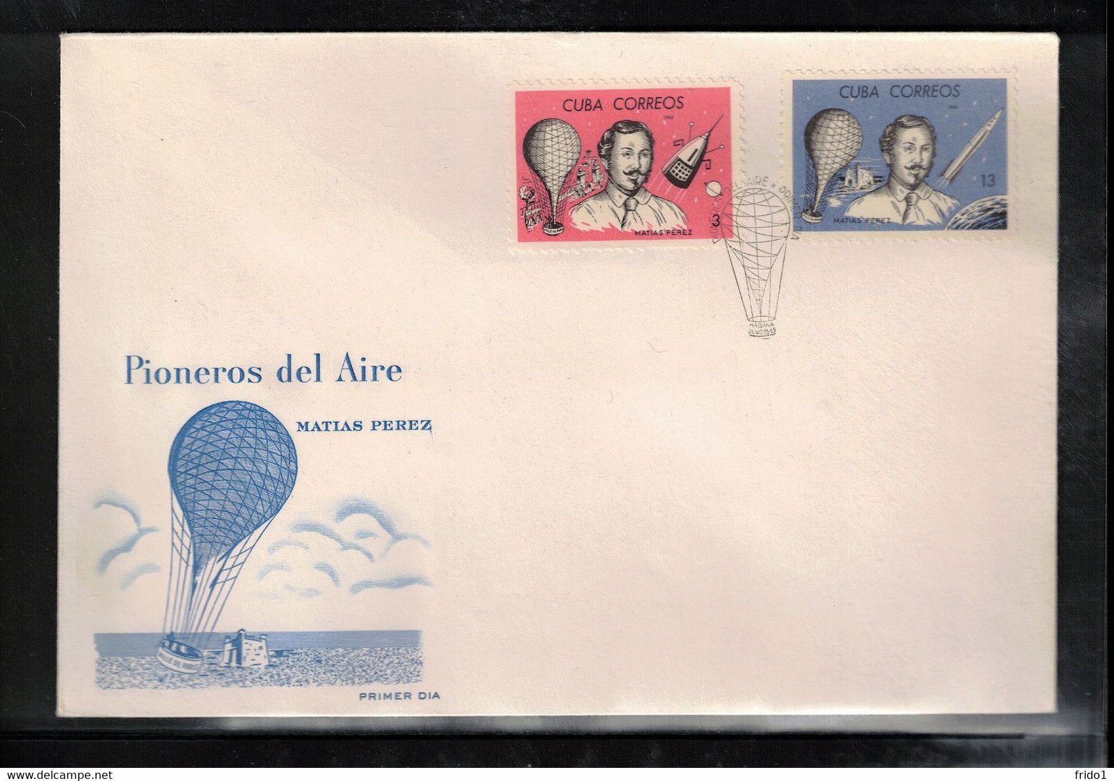 Cuba 1965 Space / Raumfahrt Pioneers Of Space Conquest - Matias Perez FDC - Sud America