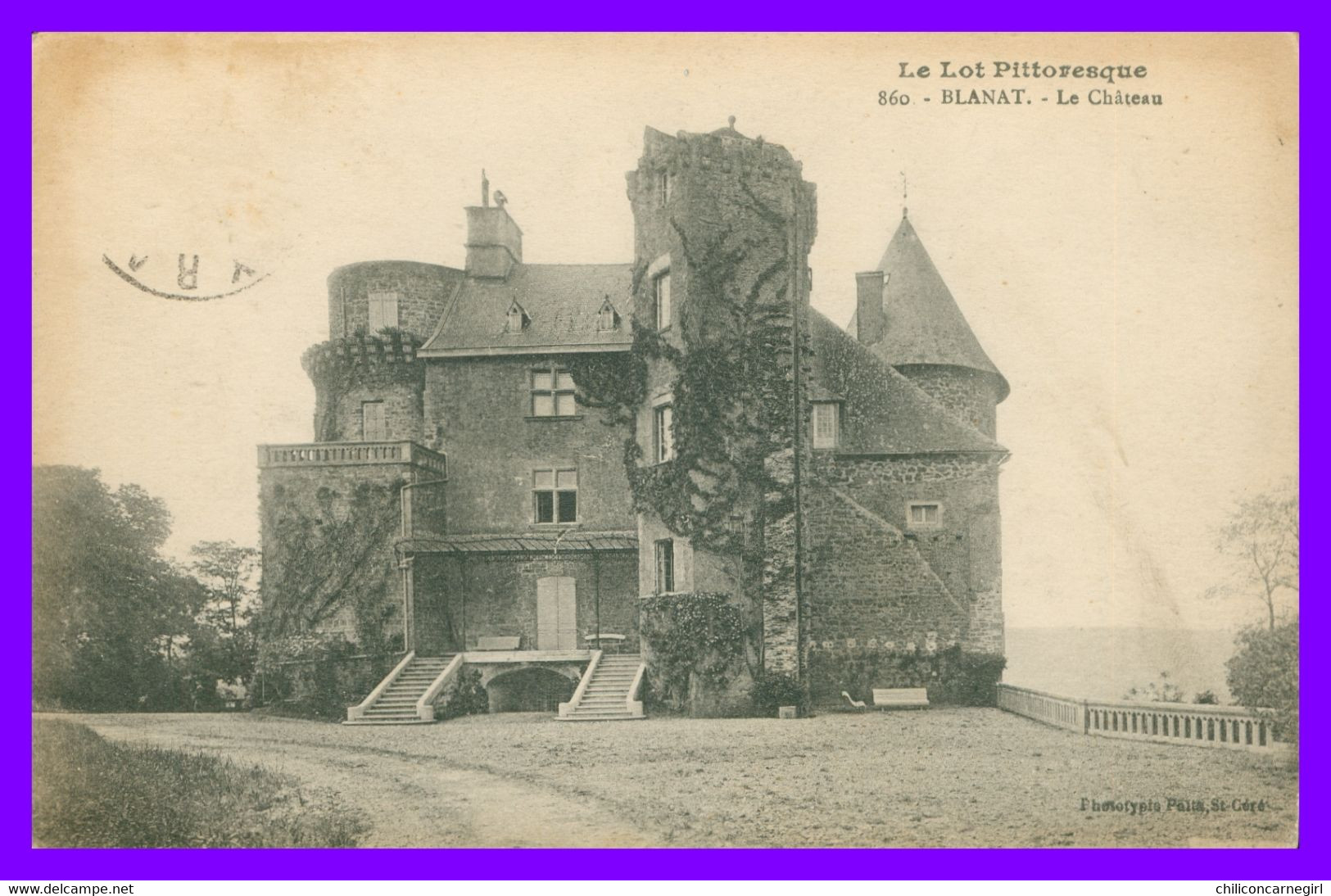 * VAYRAC - BLANAT - Le Château - Edit. PALTA - 1920 - Vayrac