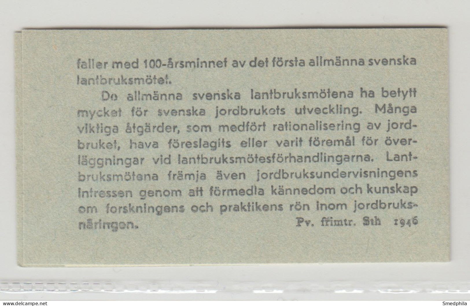 Sweden Booklet 1946 - Facit 78 MNH ** - 1904-50