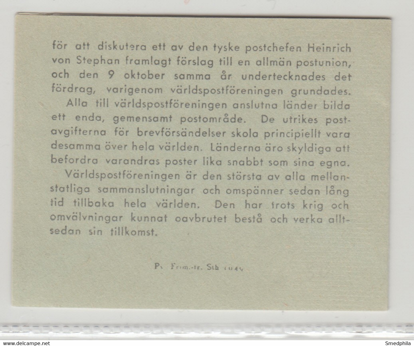 Sweden Booklet 1949 - Facit 90 MNH ** - 1904-50