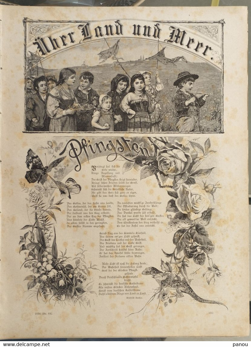 Über Land Und Meer 1890 Band 64 Nr 34 - Autres & Non Classés