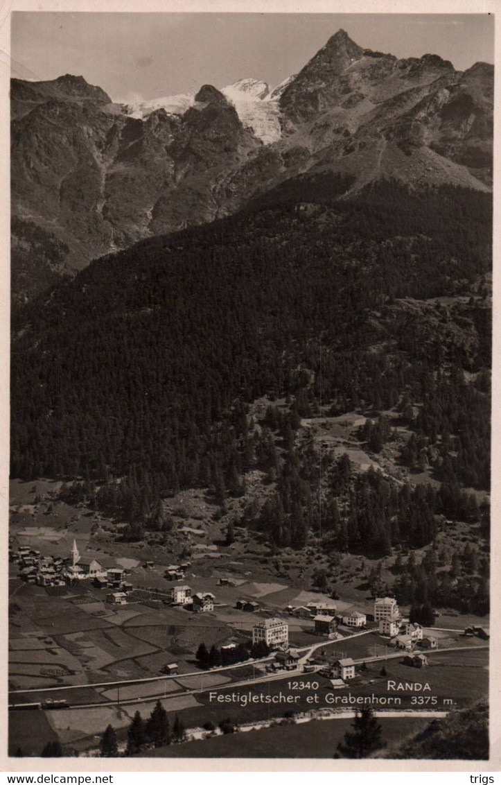 Randa - Festigletscher Et Grabenhorn - Randa