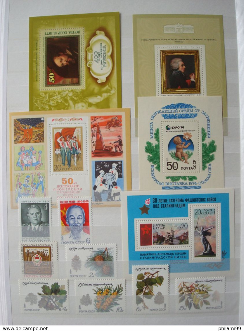 USSR MNH** 4 SCANS (blocs + Sets) - Verzamelingen