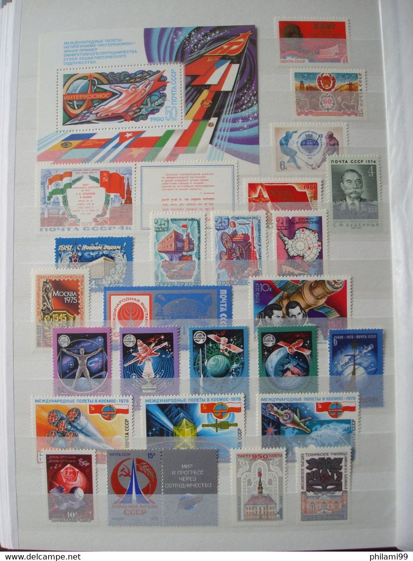 USSR MNH** 4 SCANS (blocs + Sets) - Collections