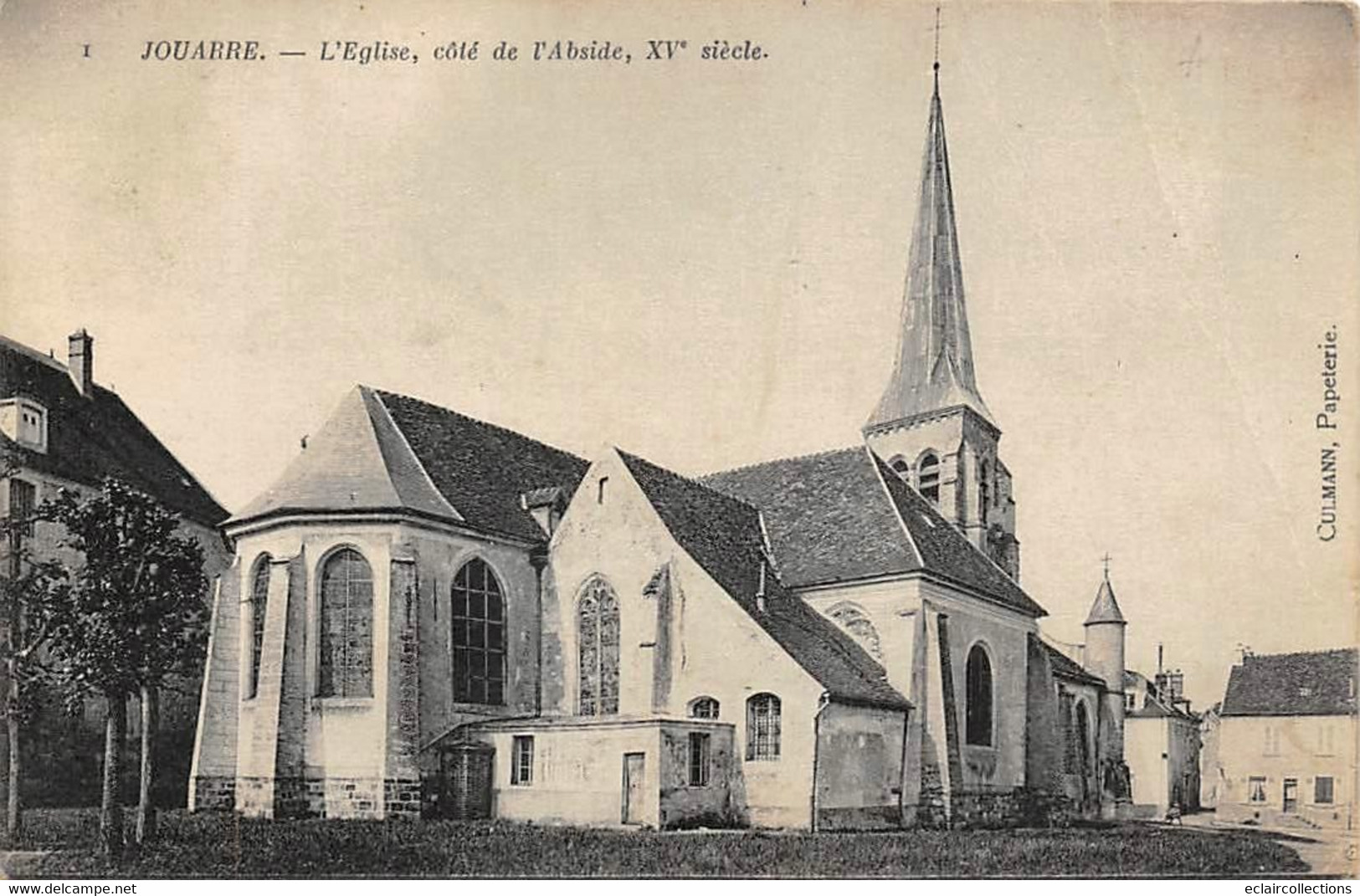 Jouarre            77            Eglise Côté Abside      N° 1               (voir Scan) - Other & Unclassified