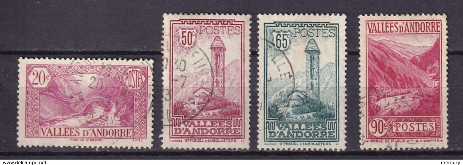 ANDORRE - Bel Ensemble D'oblitérés De 1932/33 - Used Stamps