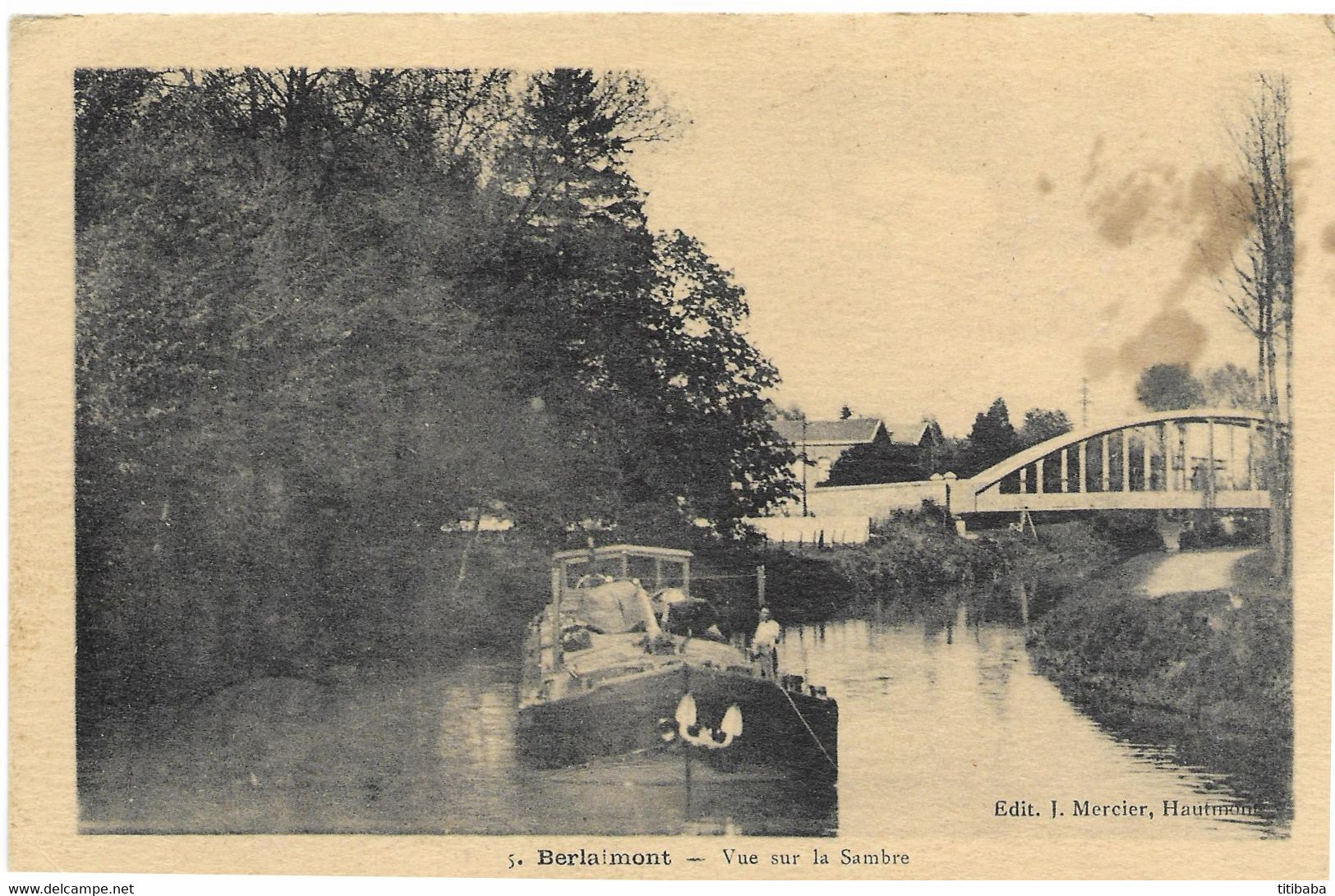 59 Berlaimont Vue Sur La Sambre - Berlaimont