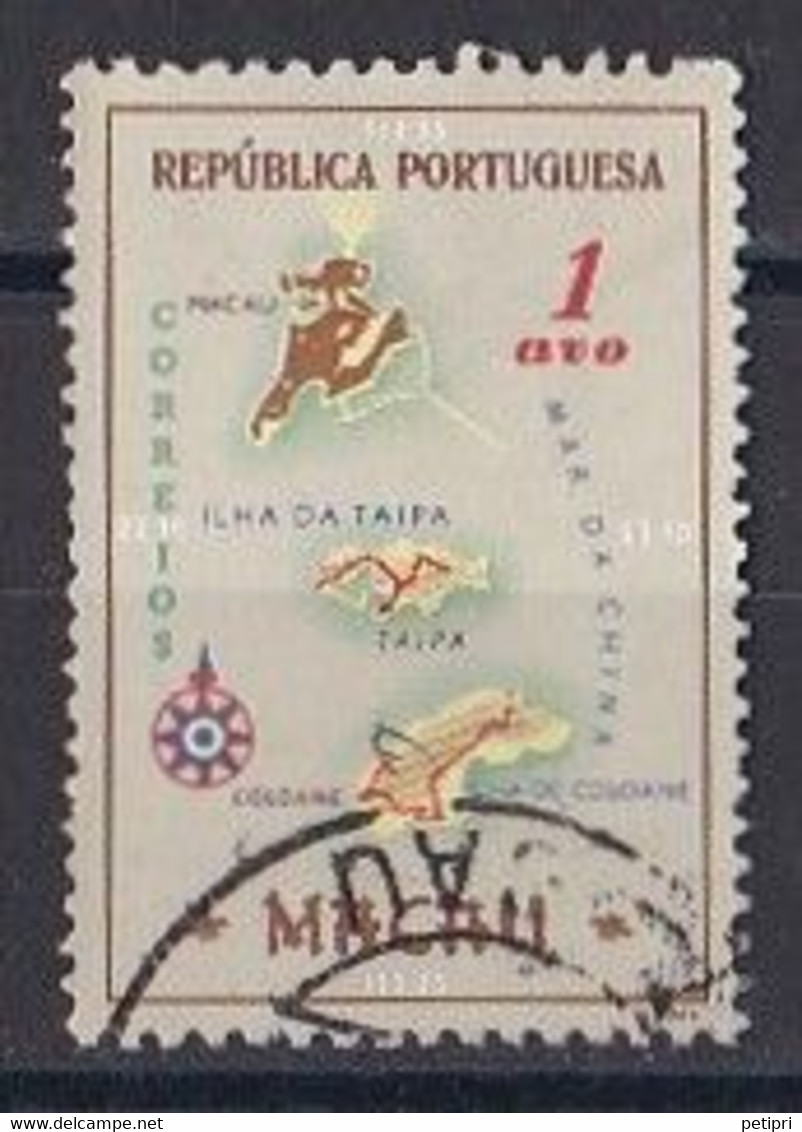 Portugal  Macao  1956  Y&T  N ° 375  Oblitéré - Gebruikt