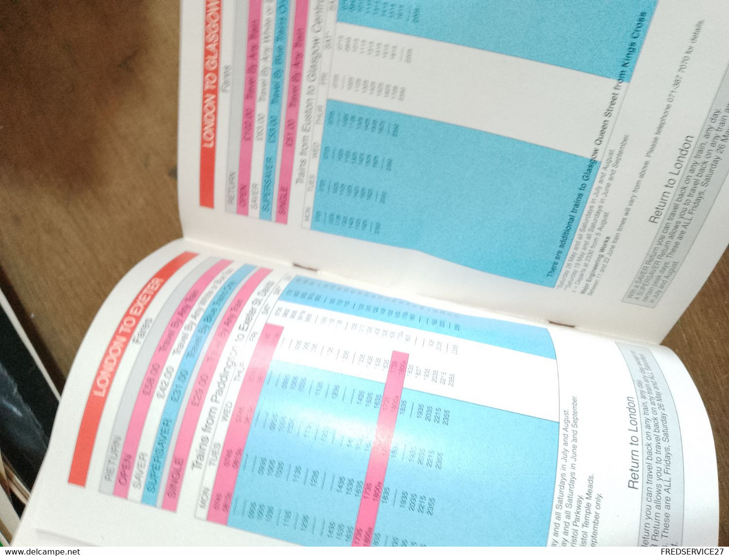 77 //  YOUR LEISURE FARES GUIDE FROM LONDON AND THE SOUTH EAST / INTERCITY / 1990 - Autres & Non Classés