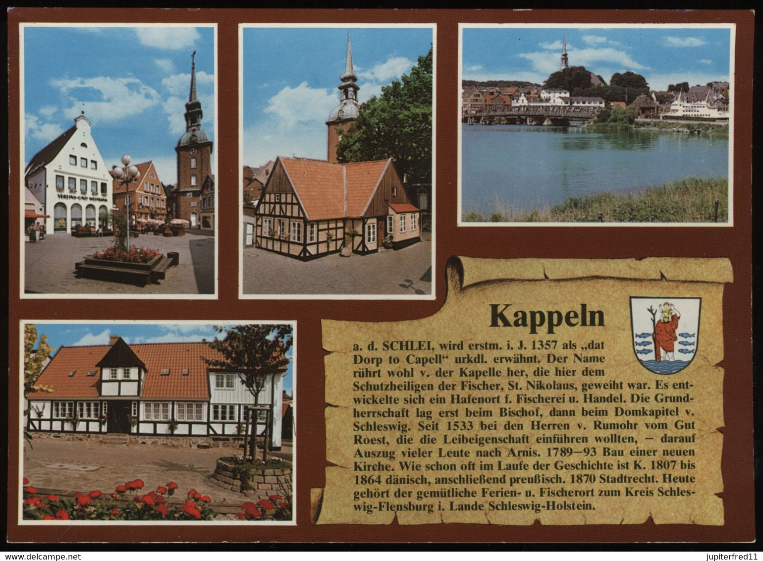 (B3037) AK Kappeln An Der Schlei, Chronik - Kappeln / Schlei