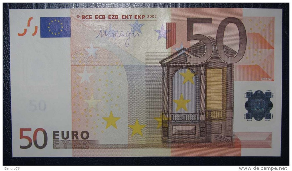 50 EURO J084E3 DRAGHI Italy Italia Serie S  Perfect UNC - 50 Euro