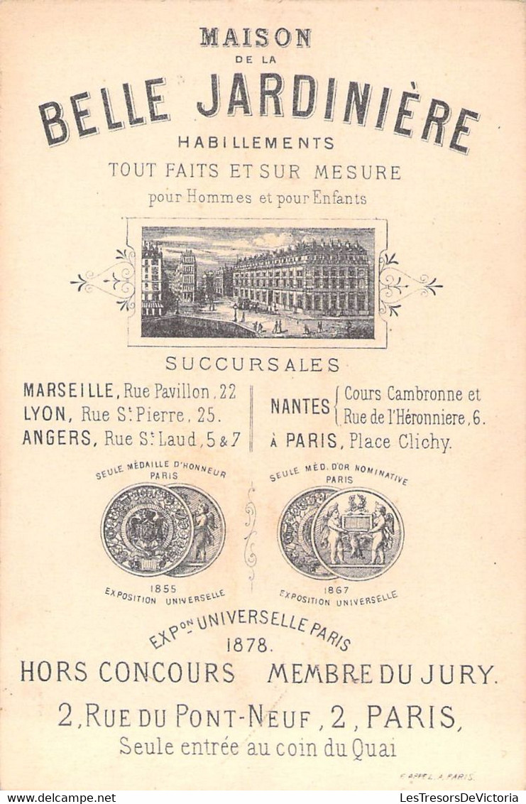 Chromos - Maison De La Belle Jardinière - Et Cette Blanchisseuse Qui Oublie Mon Linge - Altri & Non Classificati