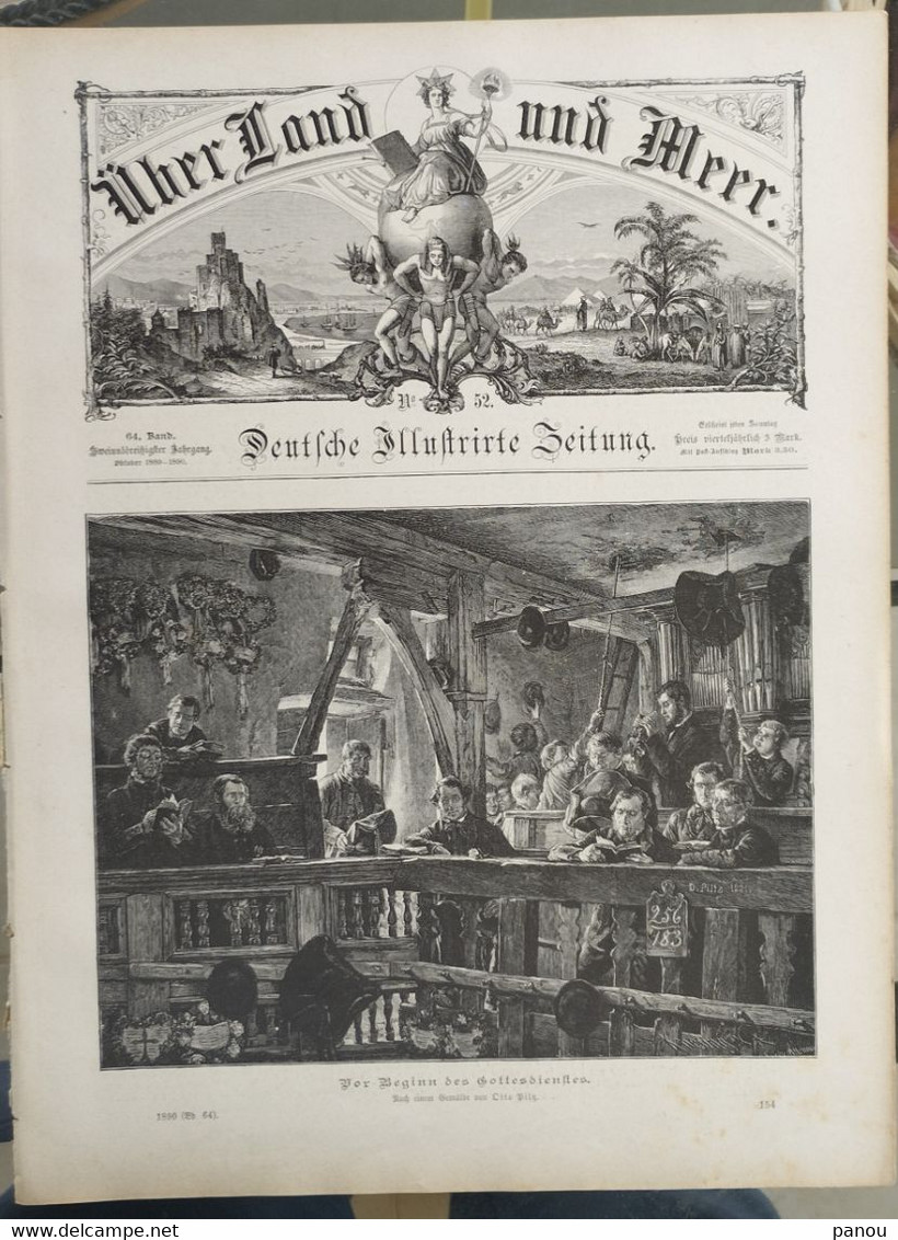 Über Land Und Meer 1890 Band 64 Nr 52. Ahasuerus Ahasverus Hebrew Bible Tanach. Jakob II James II - Autres & Non Classés