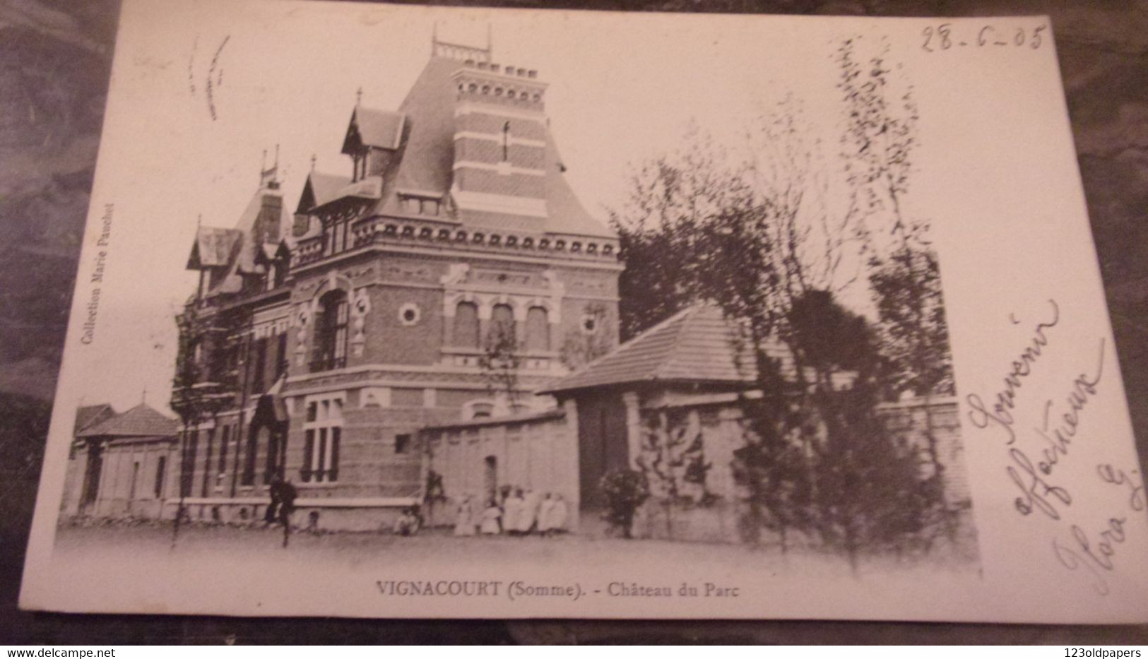 80 VIGNACOURT CHATEAU DU PARC 1905 - Vignacourt