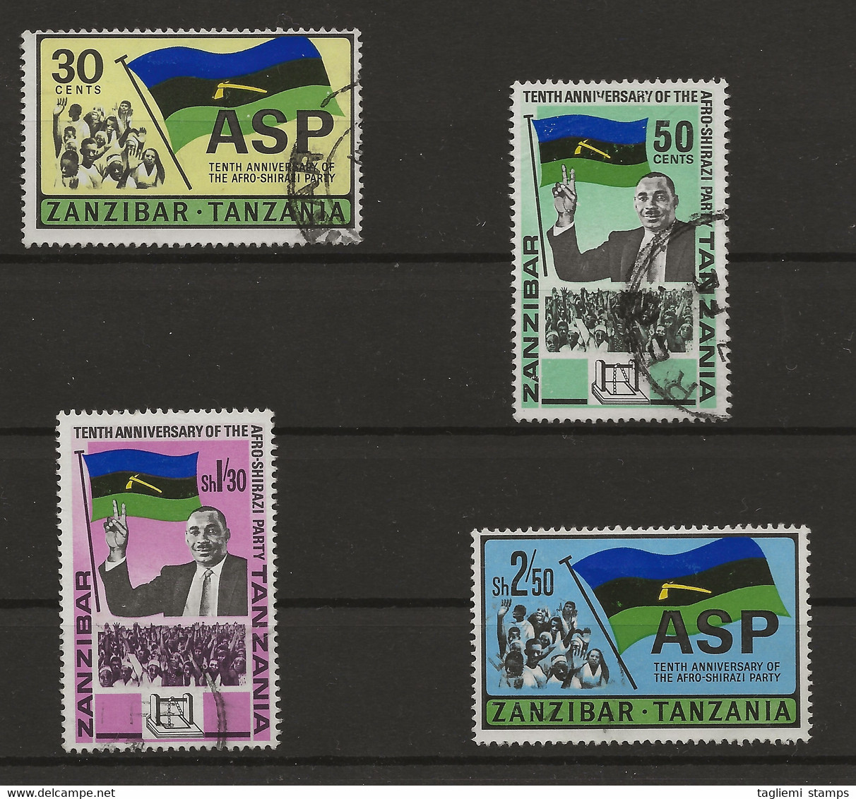 Zanzibar, 1966, SG 477 - 480, Complete Set, Used - Zanzibar (1963-1968)