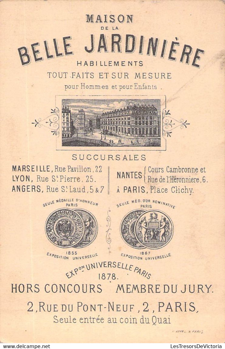 Chromos - Maison De La Belle Jardinière - Une Amazone Comme Lui N'a Pas Peur De Monter à Cheval - Altri & Non Classificati