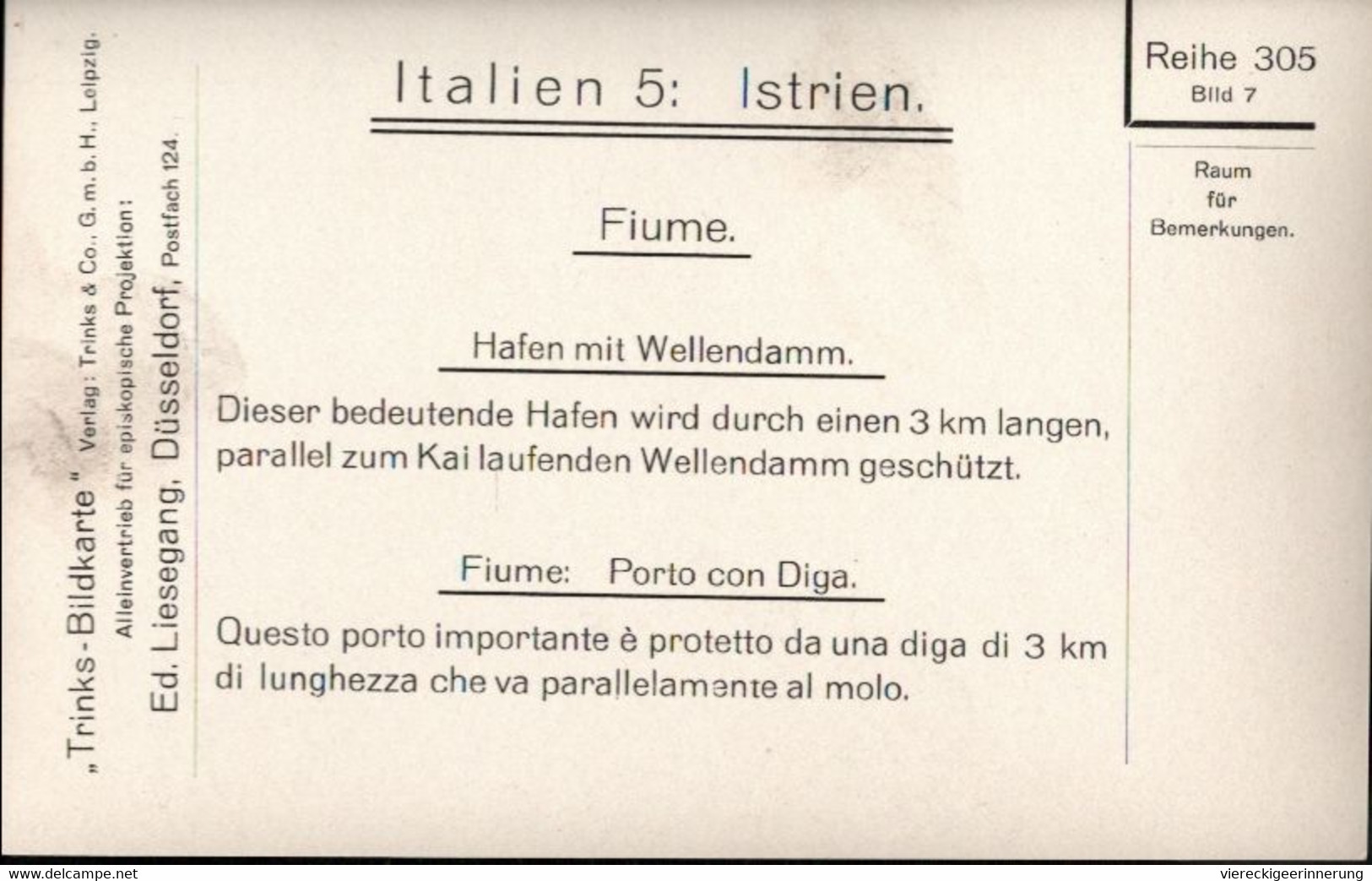 ! Ansichtskarte Aus Fiume, Istrien, Kroatien, Croatia, Hafen, Harbour, Schiffe, Ships, Verlag Trinks & Co., Leipzig - Croatie