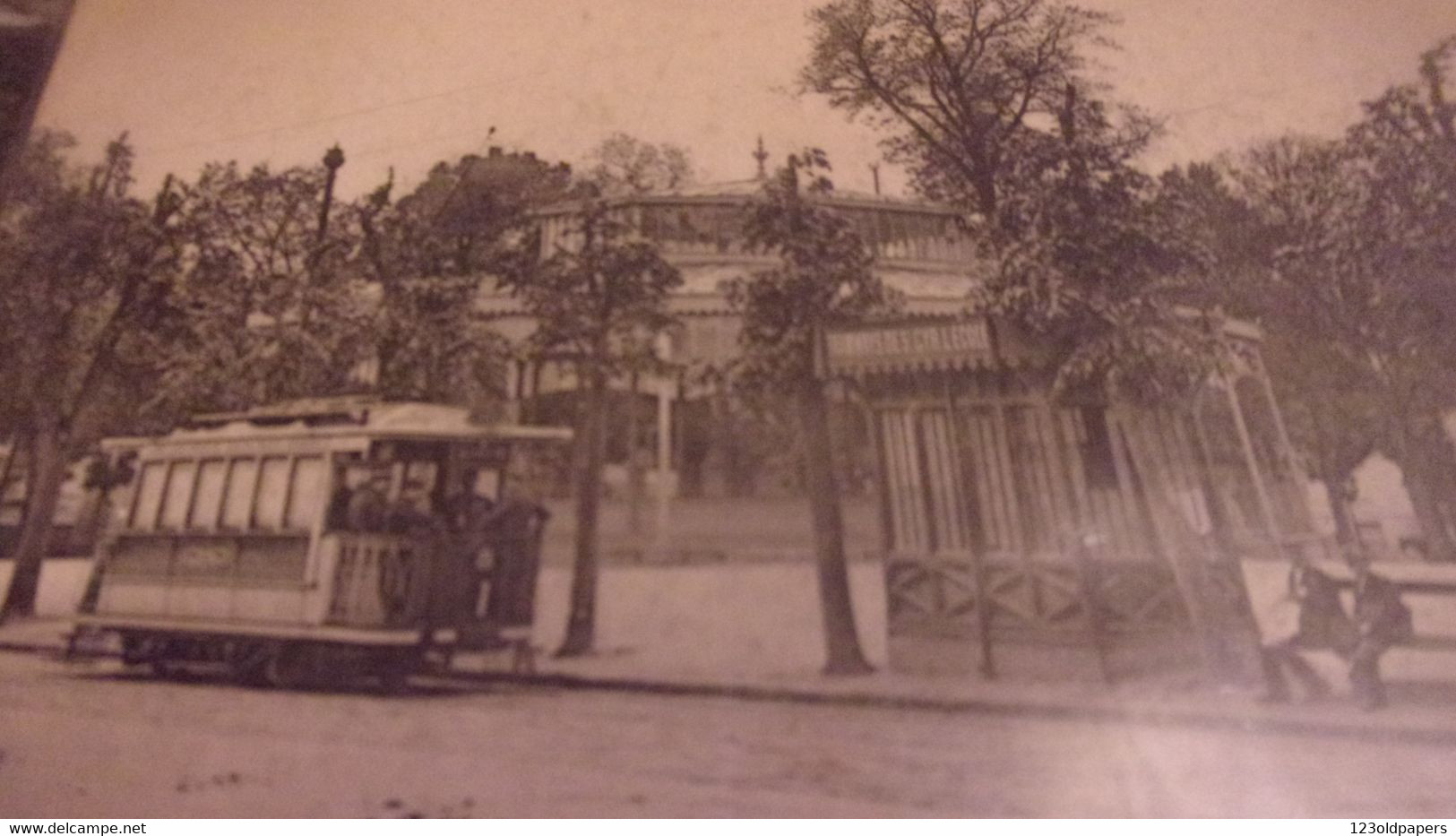 78 VERSAILLES SQUARE BARASOUDE TRAMWAY SAINT CYR 1907 - Versailles