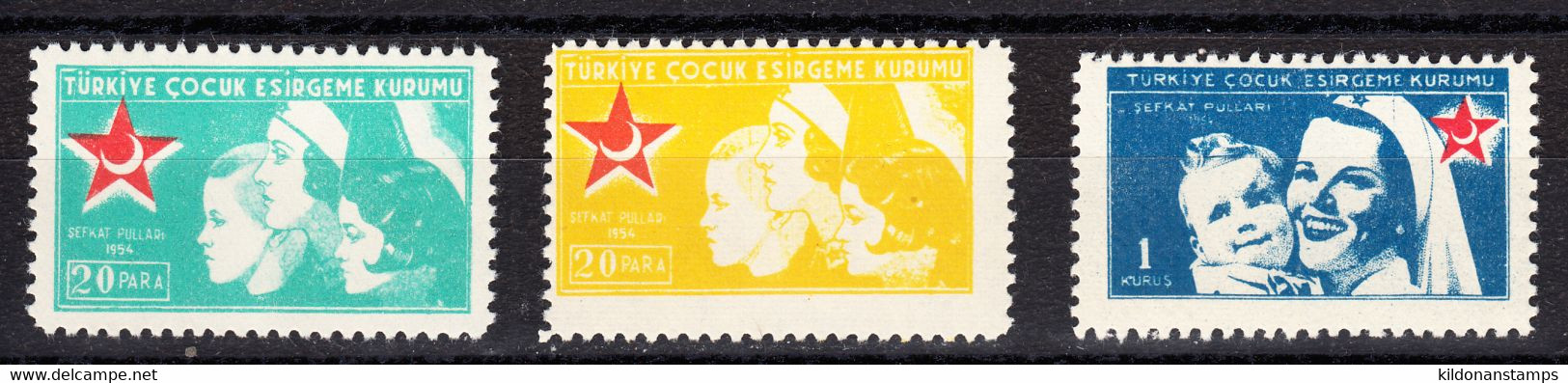 Turkey 1954 Mint No Hinge, Sc# RA161-RA163 - Ongebruikt