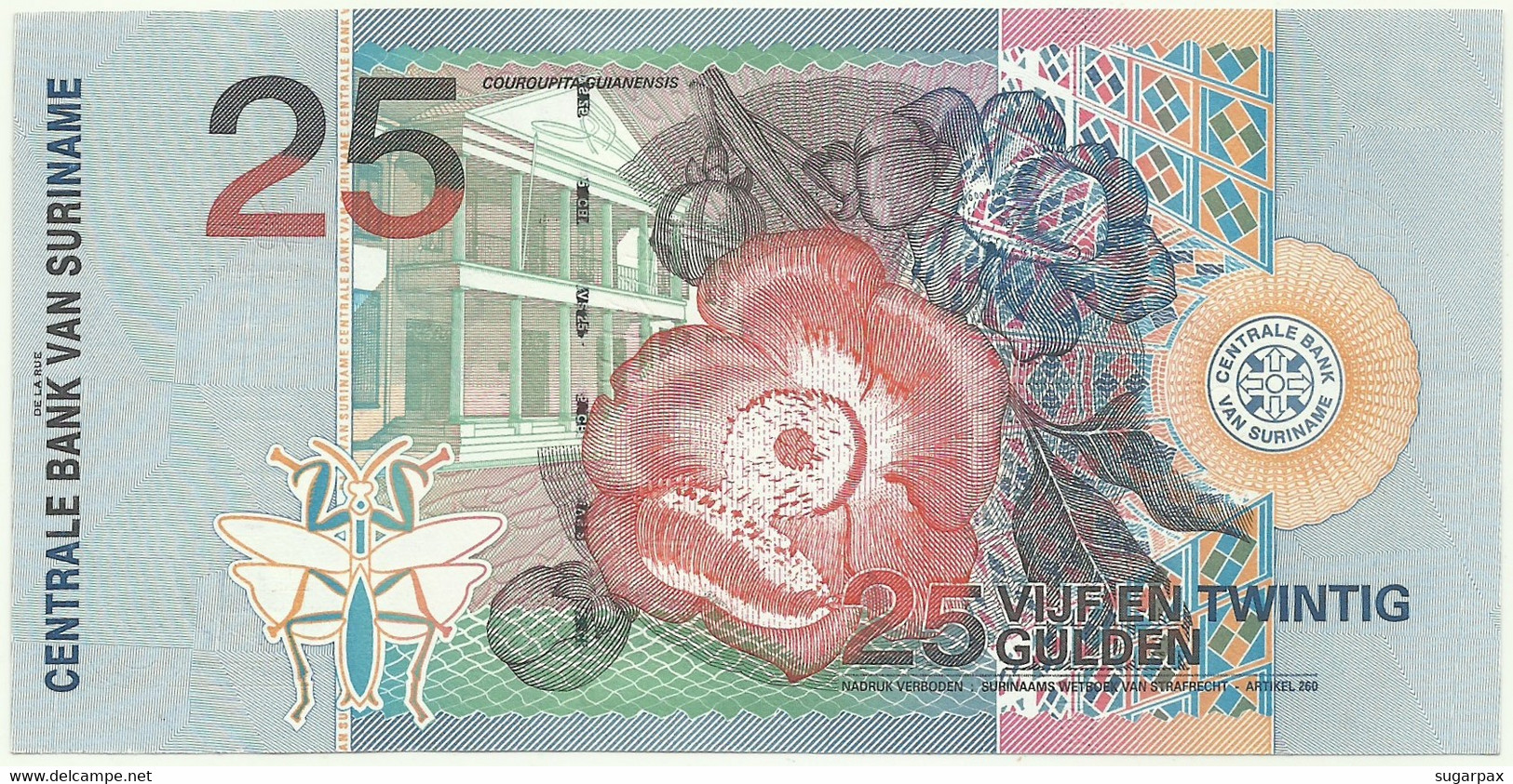 Suriname - 25 Gulden - 1 Januari 2000 - Pick 148 - Unc. - Serie AR - Suriname