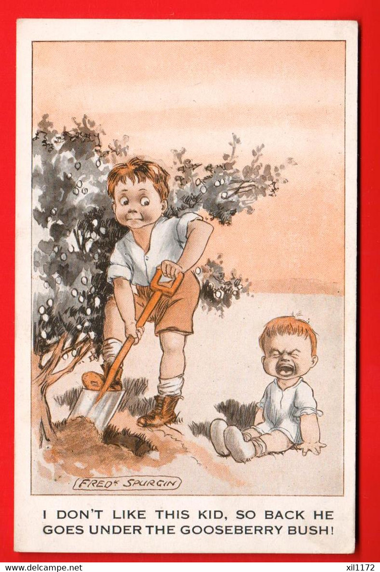 ZUP-27 Spurgin  Illustrator I Don't Like This Kid.  Used In 1925 Under Cover. KIDDOO - Spurgin, Fred