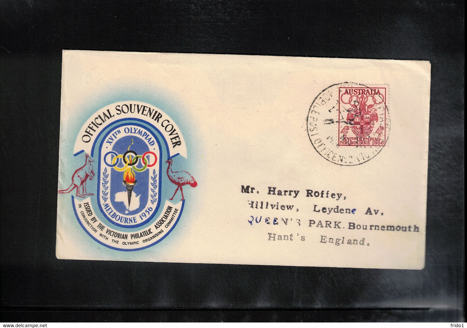 Australia 1956 Olympic Games Melbourne - Mobile Post Office - Equestrian Interesting Cover - Summer 1956: Melbourne