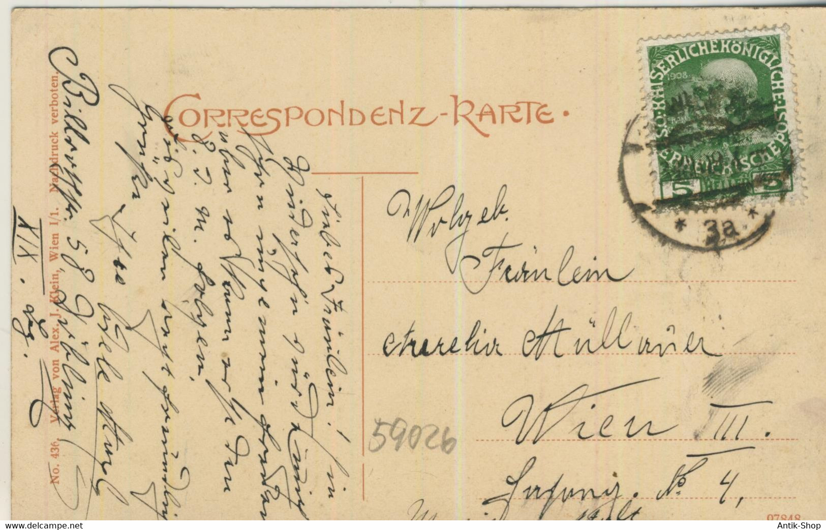 Wien  - Der Alte Steffel - Von 1909 (59026) - Stephansplatz