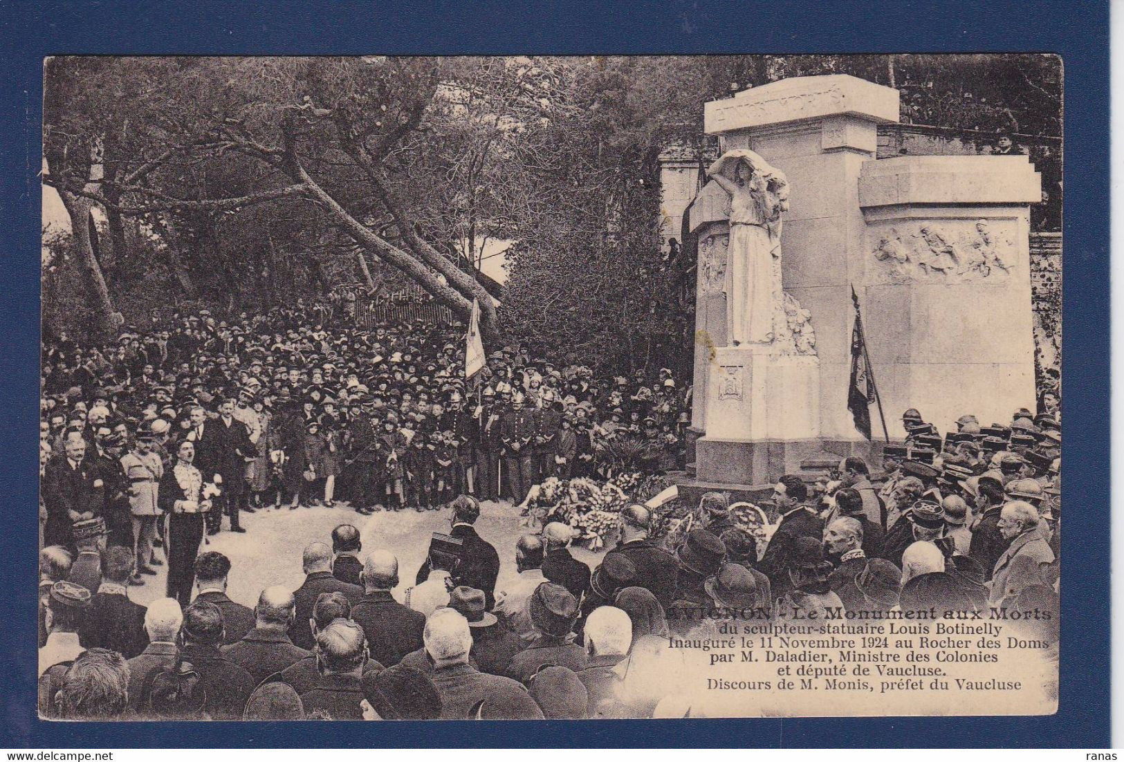 CPA [84] Vaucluse > Avignon Monument Aux Morts De Louis Botinelly Non Circulé - Avignon