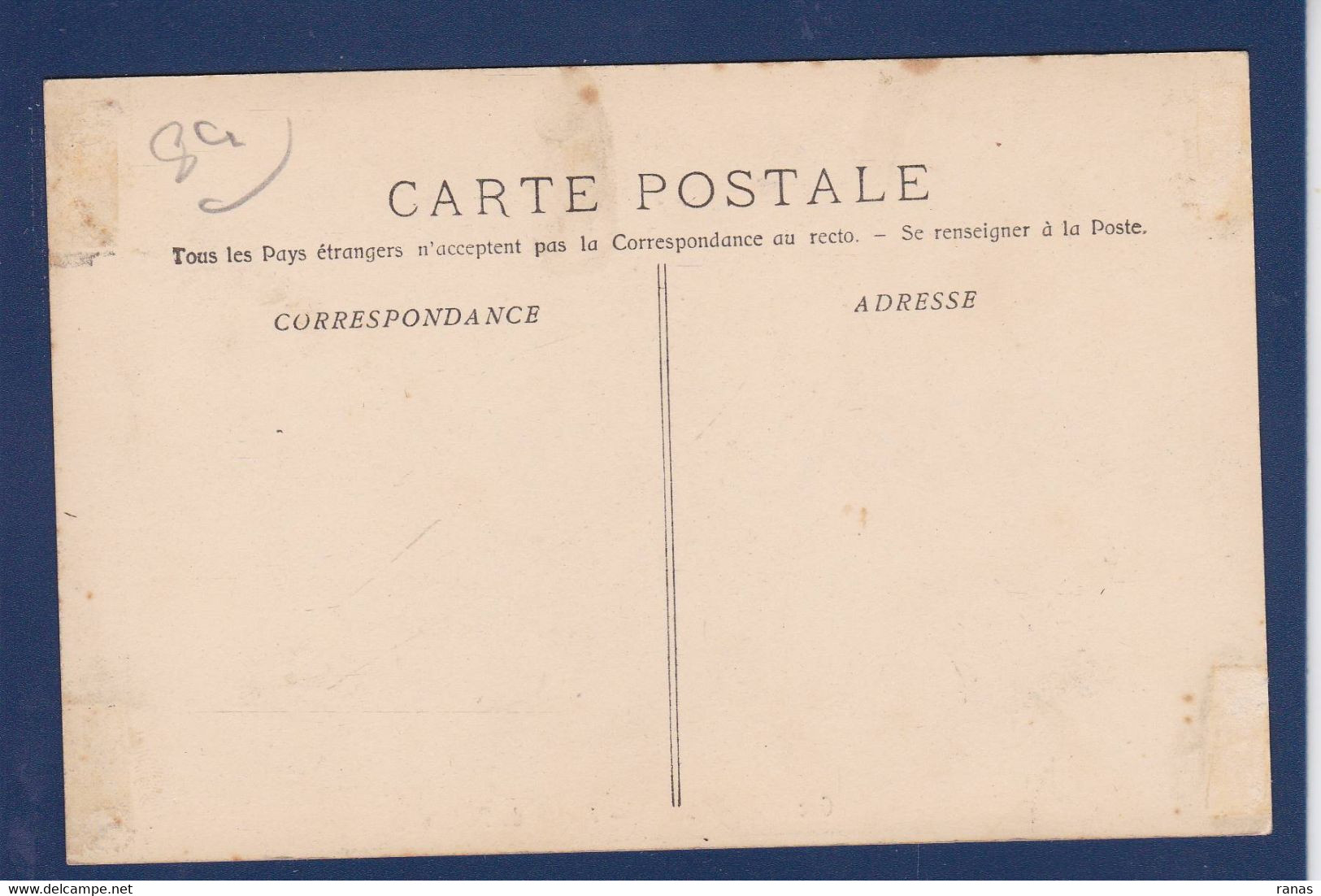 CPA [84] Vaucluse > Cucuron Métier Maréchal Ferrant Voir Dos - Otros & Sin Clasificación