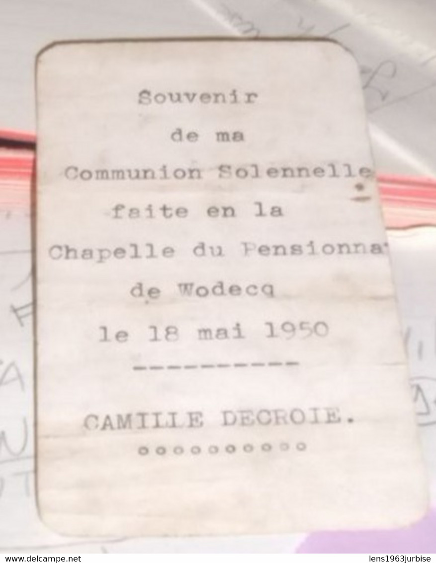 Wodecq , Pensionnat , Camille Decroie - Communion