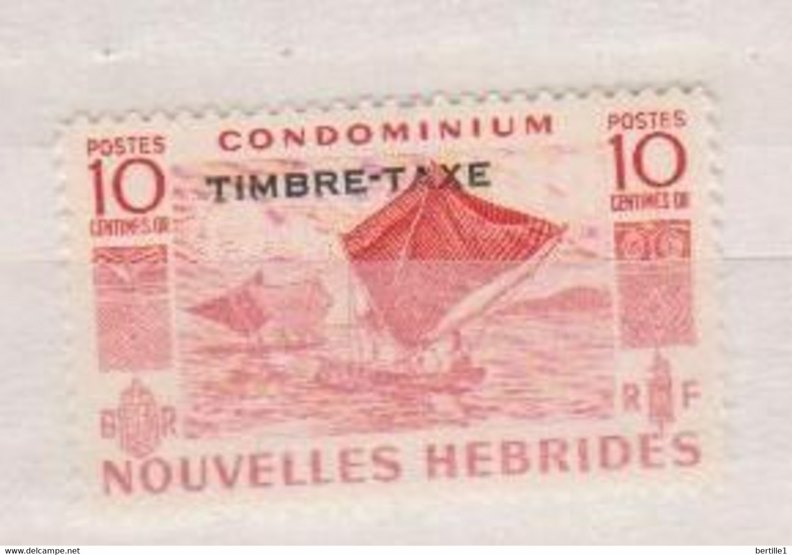 NOUVELLES HEBRIDES      N°  YVERT  : TAXE 27  NEUF AVEC  CHARNIERES      ( CH  3 / 17 ) - Postage Due