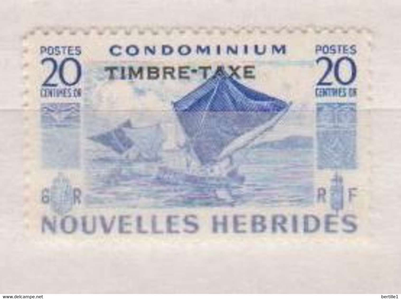 NOUVELLES HEBRIDES      N°  YVERT  : TAXE 28  NEUF AVEC  CHARNIERES      ( CH  3 / 17 ) - Postage Due