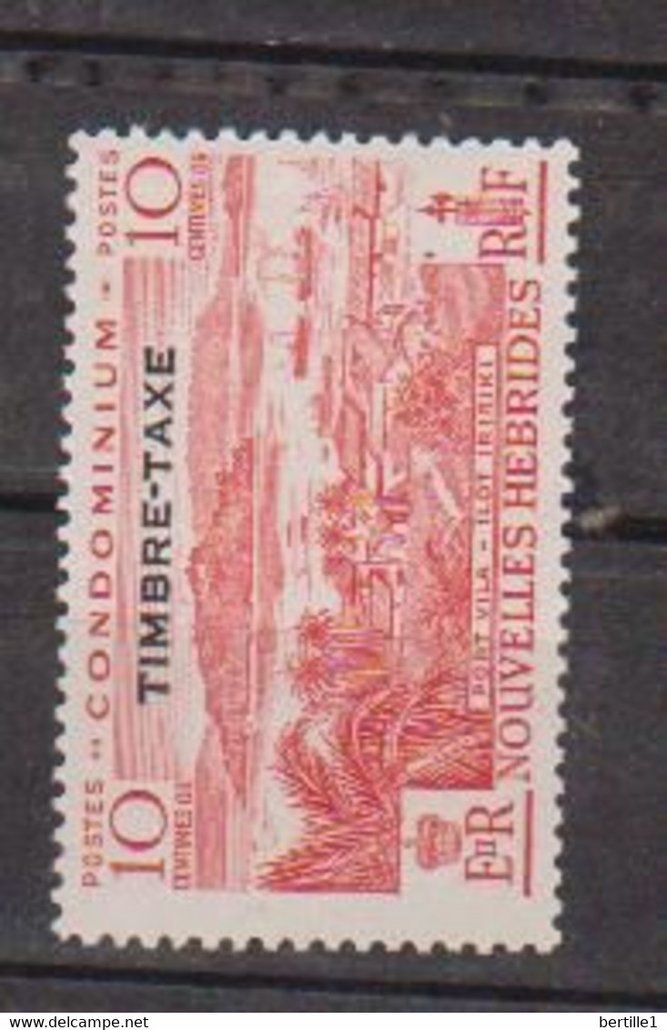 NOUVELLES HEBRIDES      N°  YVERT  : TAXE 37  NEUF AVEC  CHARNIERES      ( CH  3 / 17 ) - Postage Due