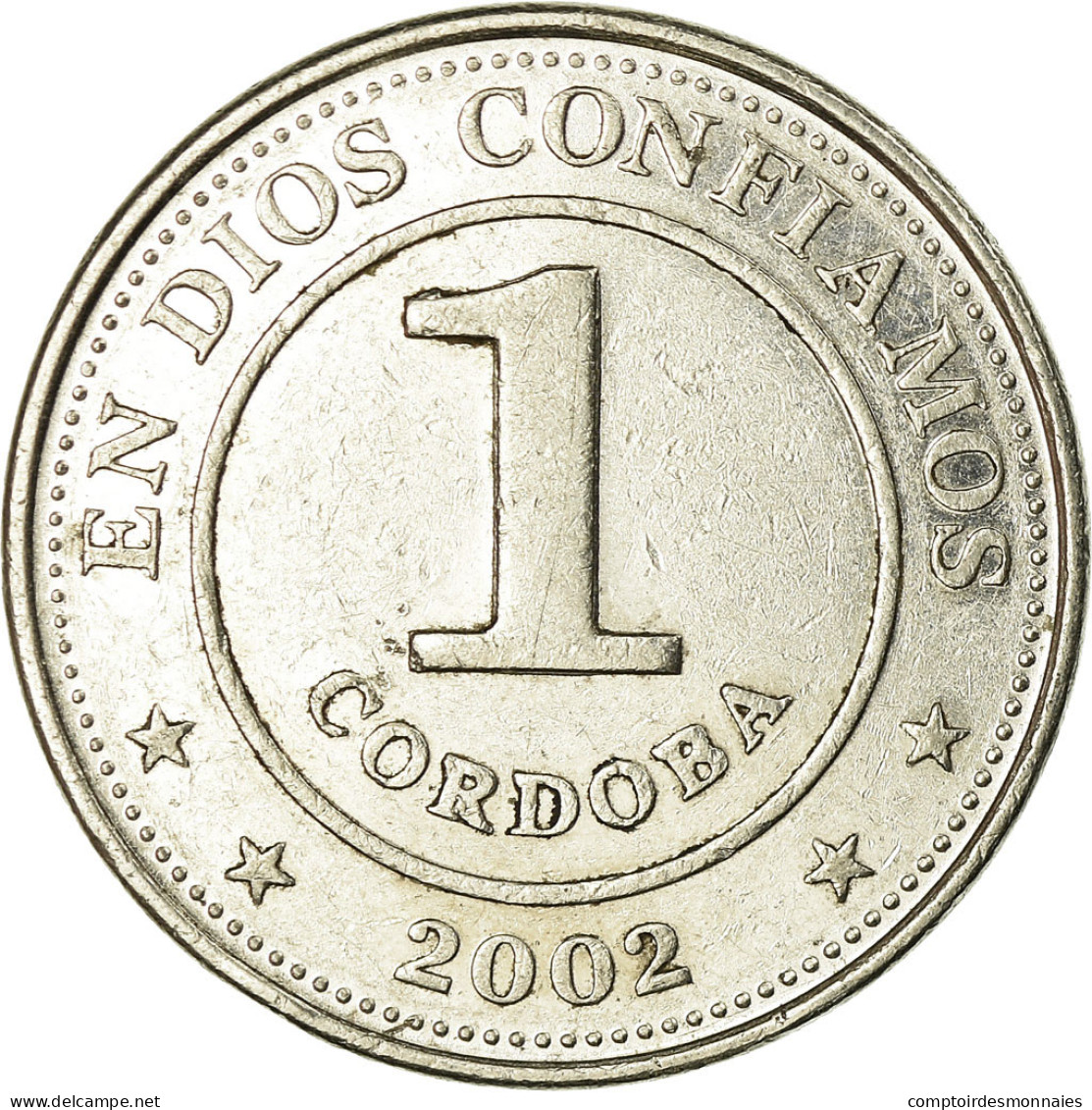 Monnaie, Nicaragua, Cordoba, 2002, TTB, Nickel Clad Steel, KM:101 - Nicaragua