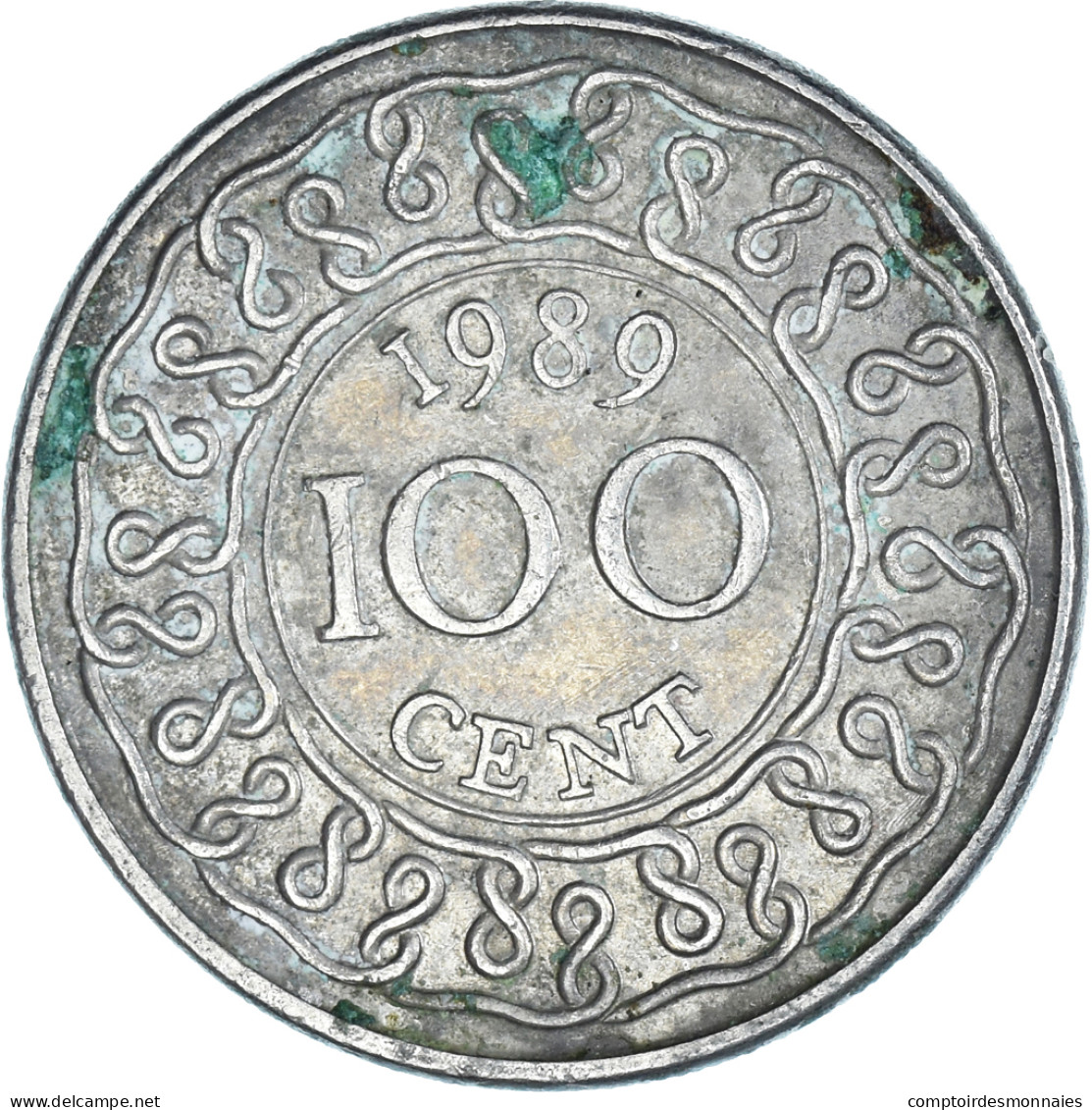 Monnaie, Suriname, 100 Cents, 1989 - Suriname 1975 - ...