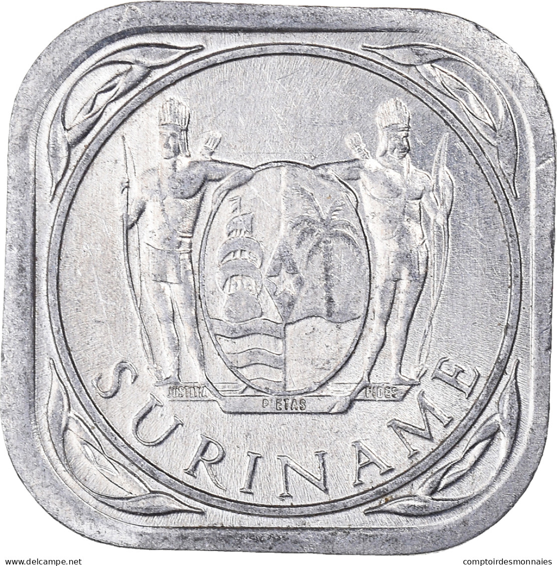 Monnaie, Suriname, 5 Cents, 1976 - Surinam 1975 - ...