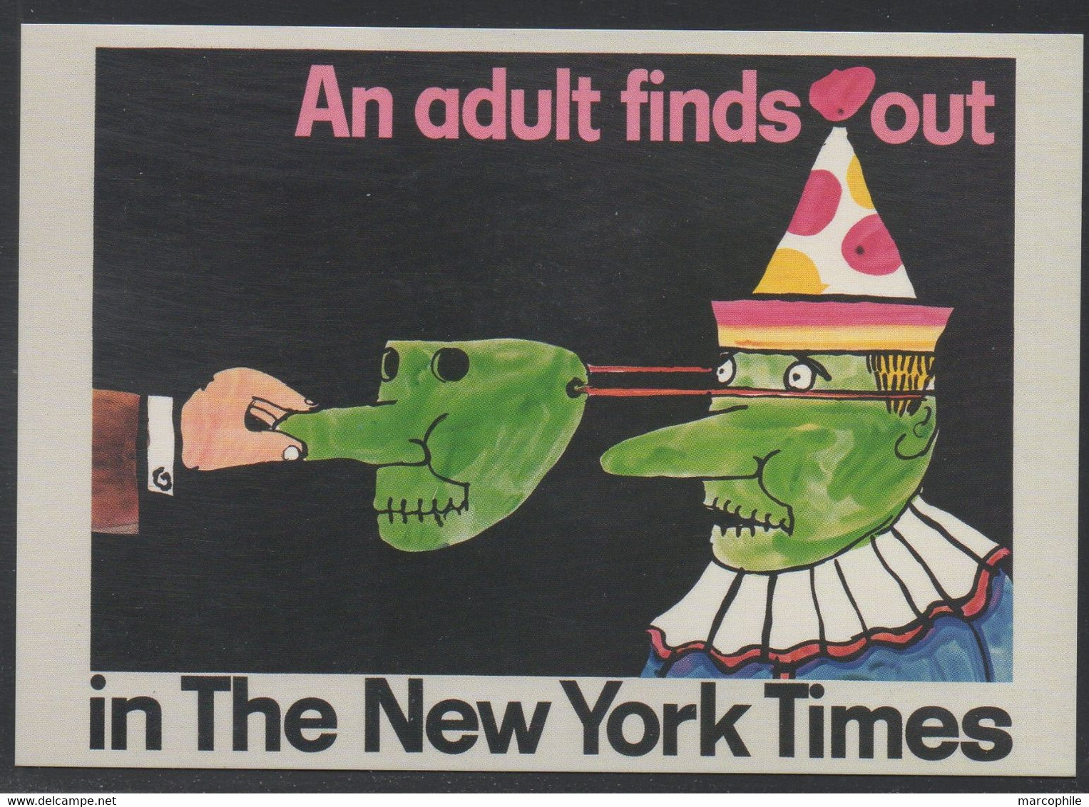 TOMI UNGERER  /  CPM "AN ADULT FINDS OUT IN THE NY TIMES"  - ALSACE (ref 8514h) - Ungerer