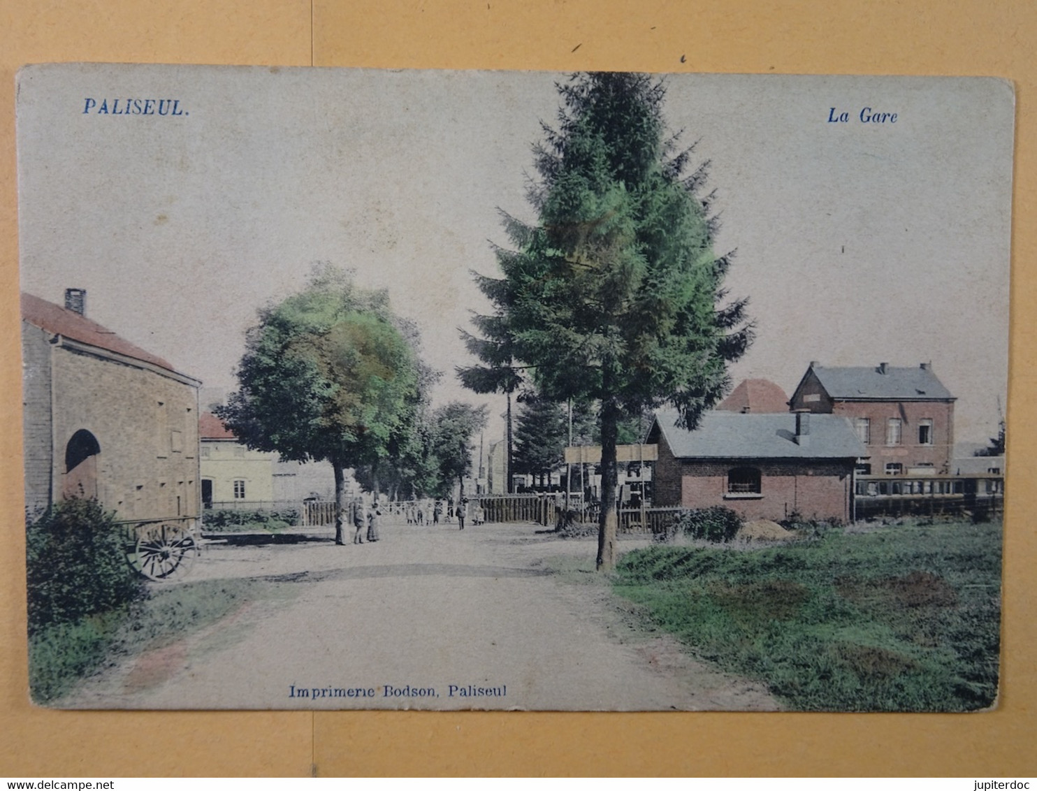 Paliseul La Gare (Marcovici Colorisée) (train à Droite) - Paliseul