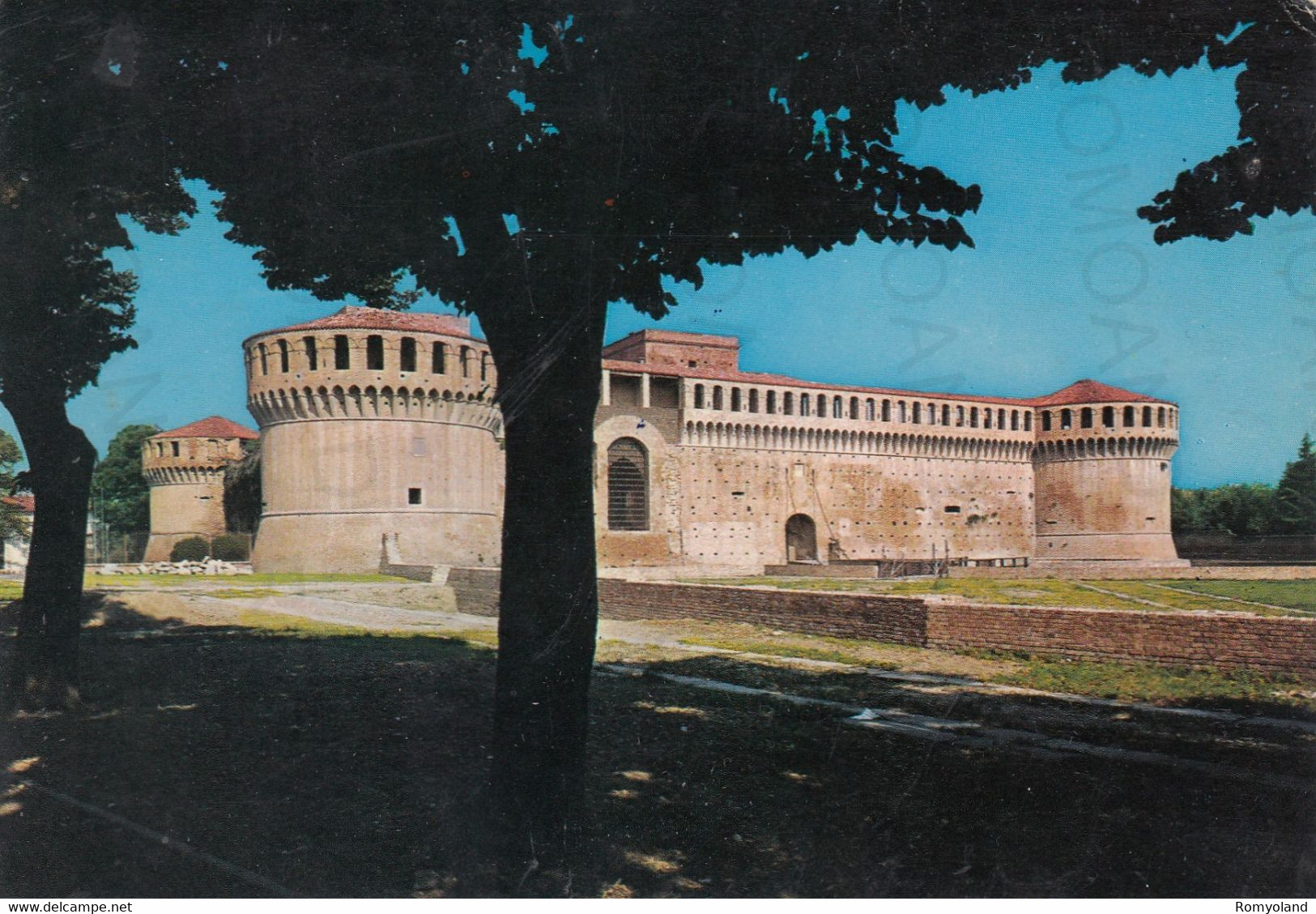 CARTOLINA  IMOLA,EMILIA ROMAGNA-ROCCA SFORZESCA (sec.XIII)-STORIA,MEMORIA,CULTURA,RELIGIONE,BELLA ITALIA,VIAGGIATA 1970 - Imola