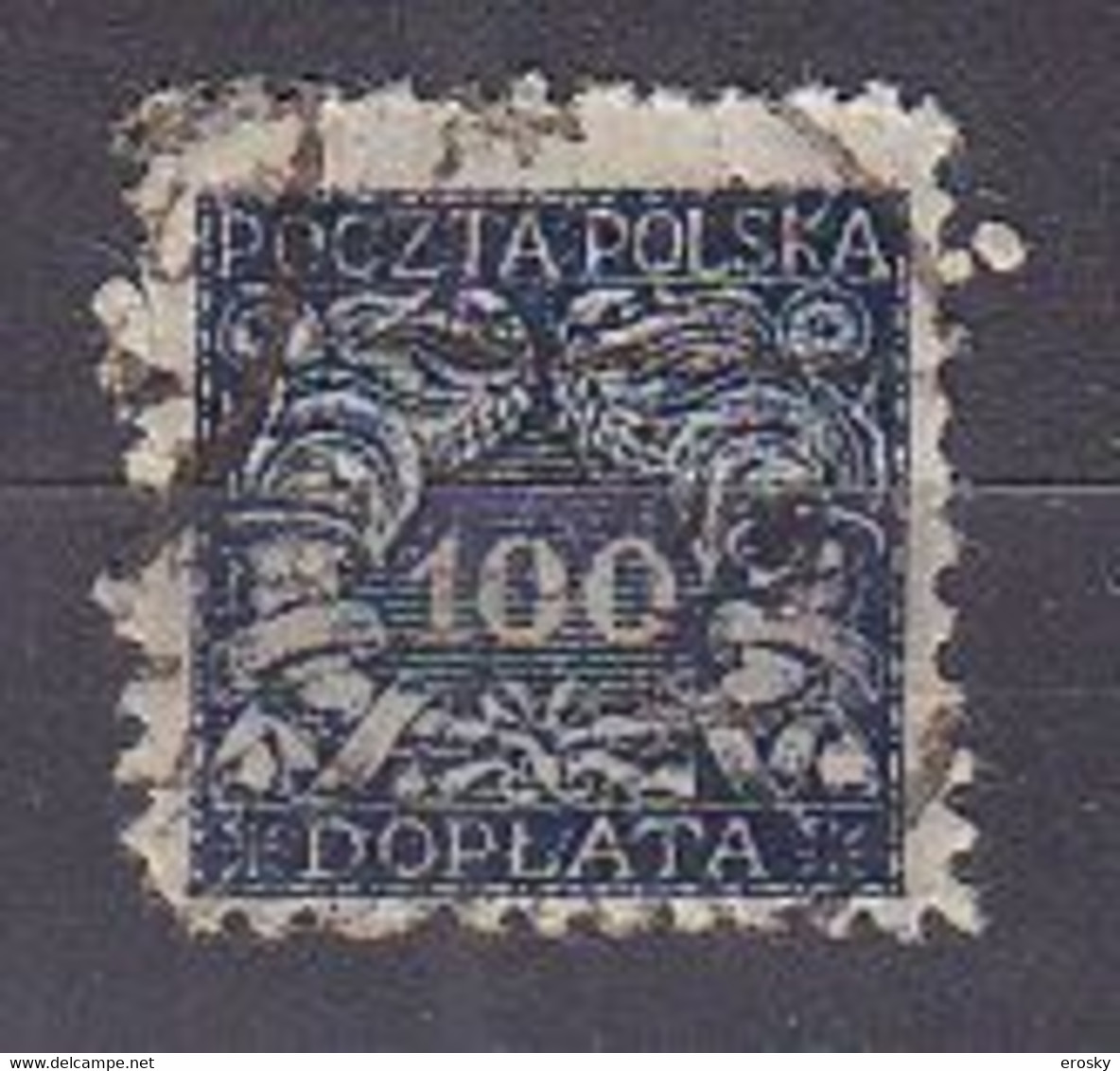 R3884 - POLOGNE POLAND TAXE Yv N°29 - Impuestos