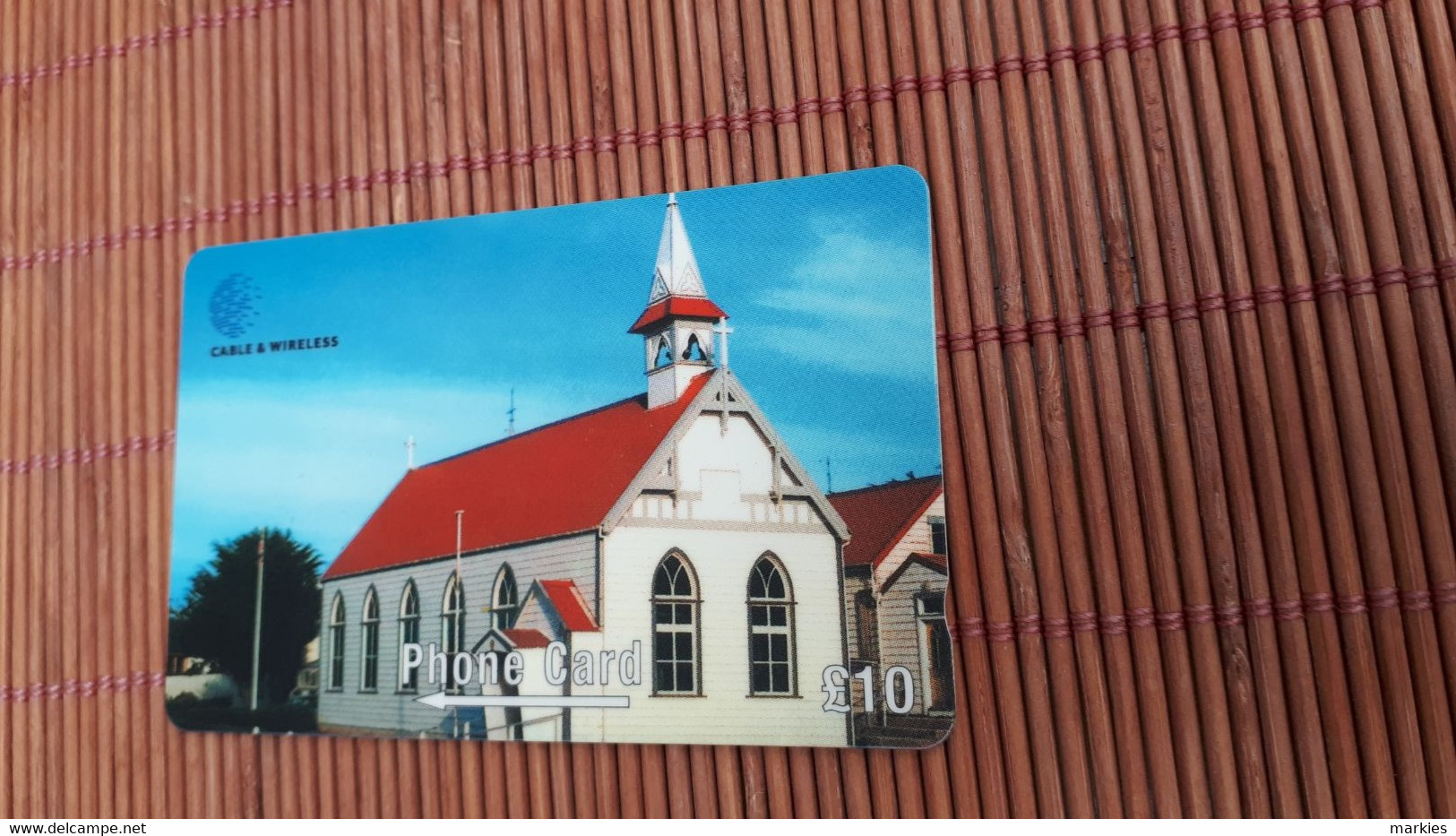 2 Phonecard Church 289CFKA Used Rare - Falkland