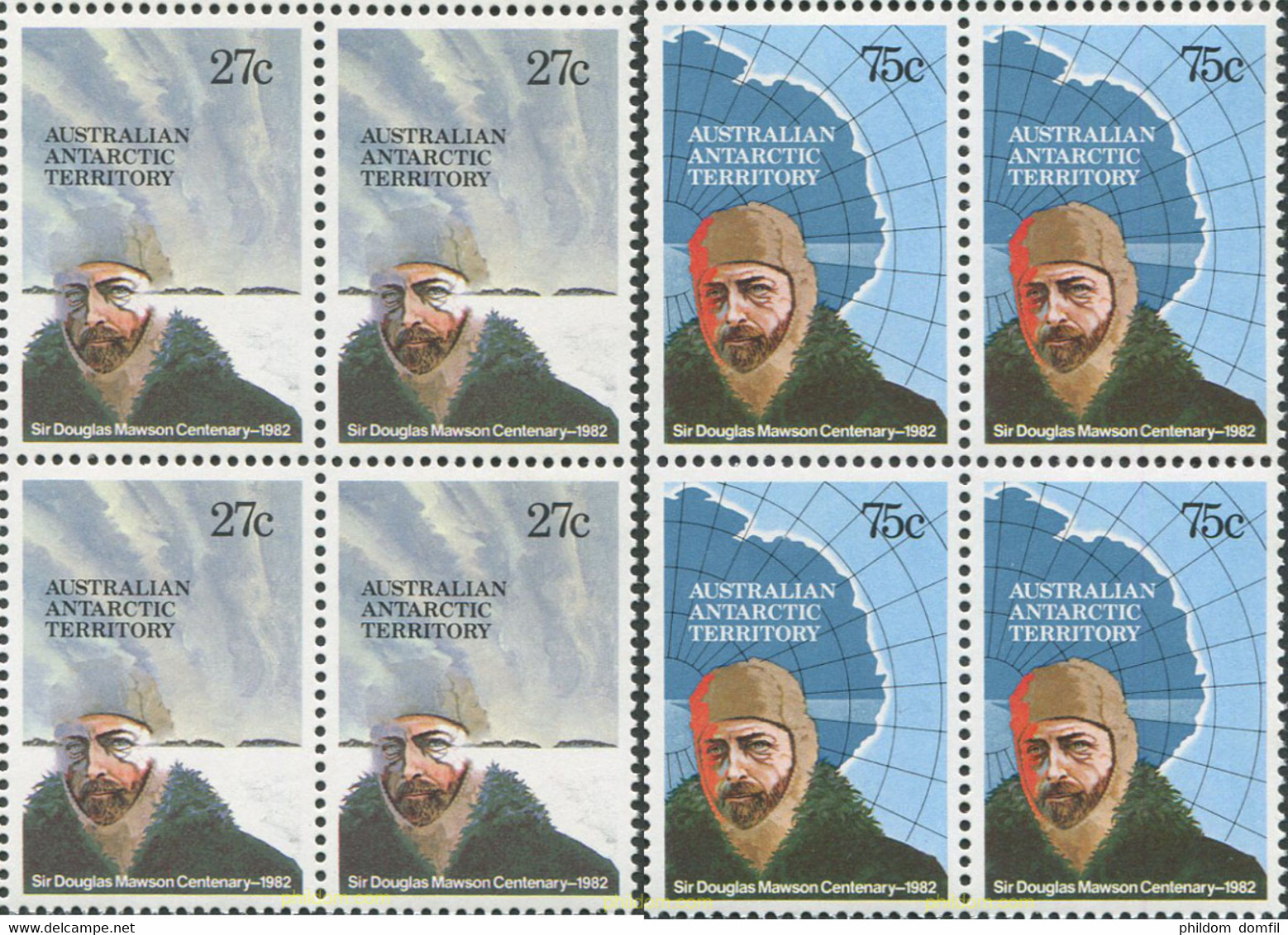 697216 MNH ANTARTIDA AUSTRALIANA 1982 100 ANIVERSARIO DEL NACIMIENTO DE DOUGLAS MAWSON - Used Stamps