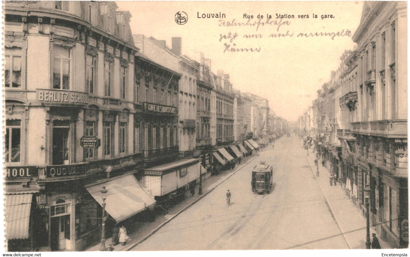 CPA  Carte Postale Belgique Louvain Rue De La Station Vers La Gare  VM64251 - Leuven