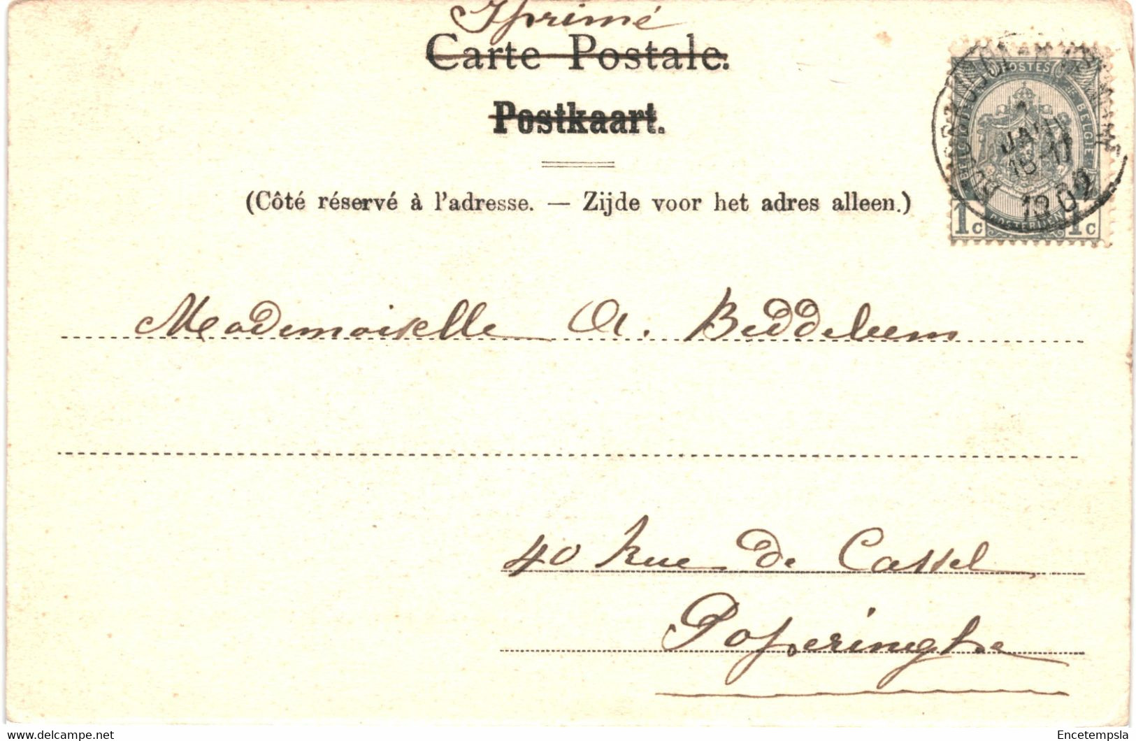 CPA  Carte Postale Belgique Louvain Souvenir  La Gilde Des Métiers Et Négoces 1902  VM64254 - Leuven