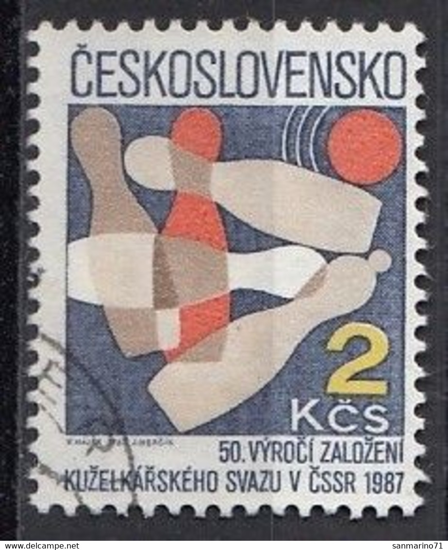CZECHOSLOVAKIA 2896,used,falc Hinged - Bowls