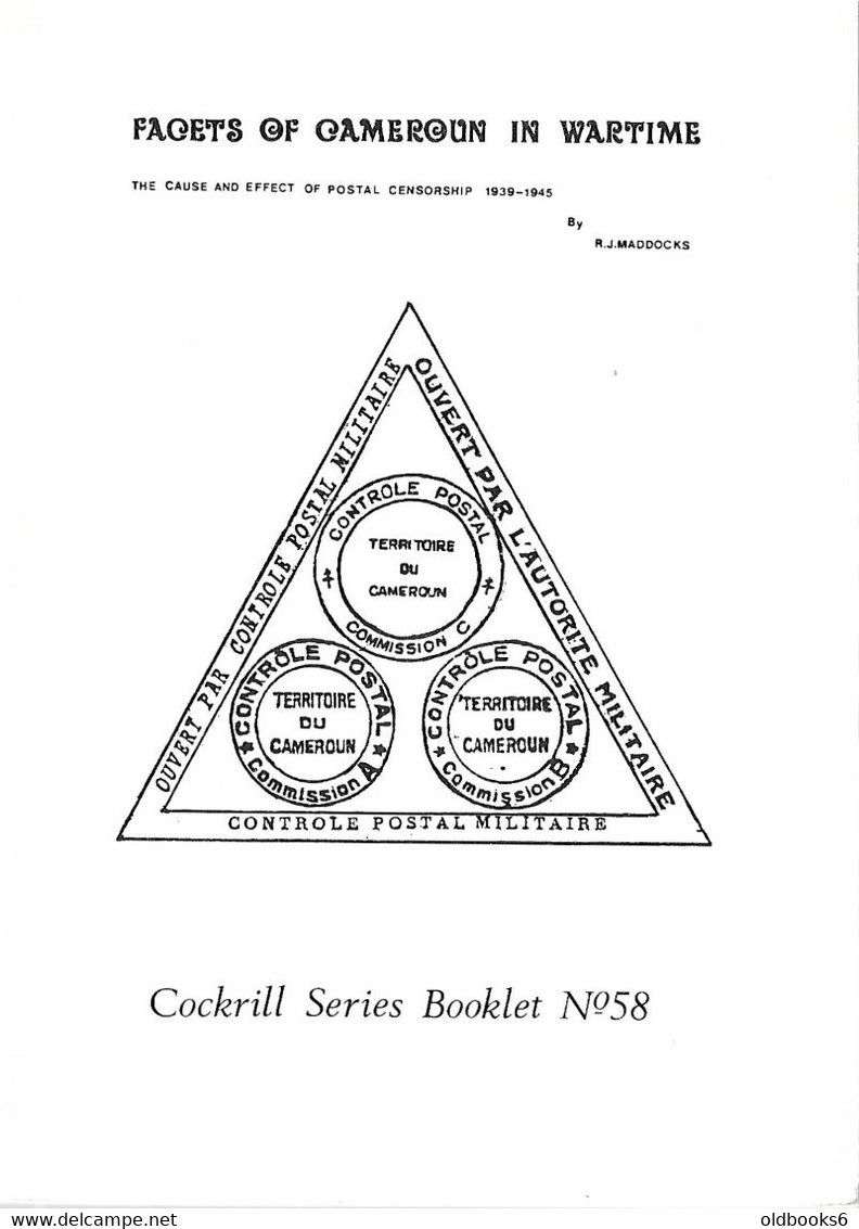 Kamerun / Cameroun. Facets Of Cameroun In Wartime1939-1945. - Manuales