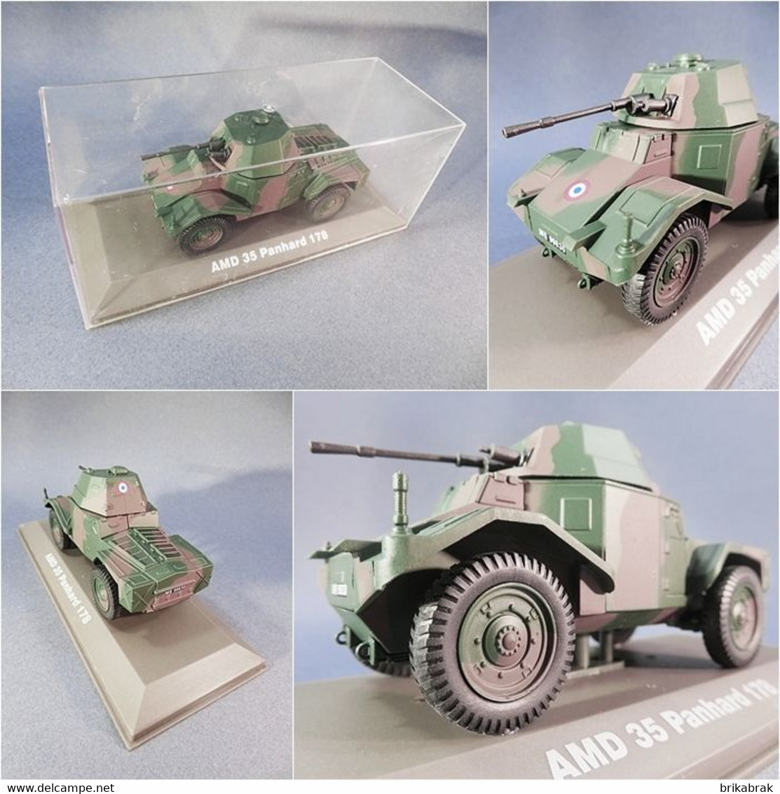 * VÉHICULE MILITAIRE AMD 35 PANHARD 178 - Armée Maquette - Véhicules