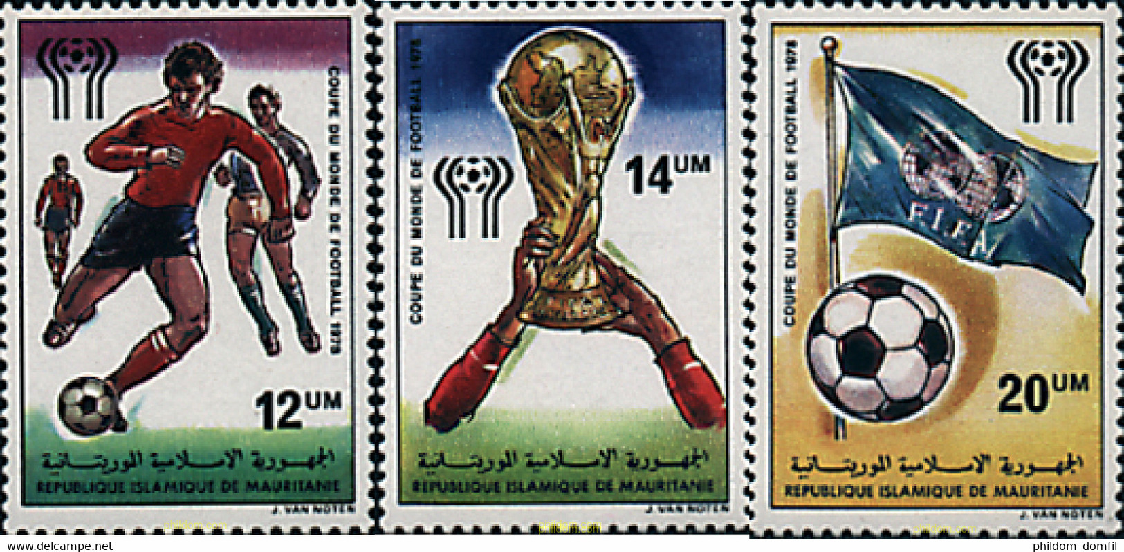 73513 MNH MAURITANIA 1978 COPA DEL MUNDO DE FUTBOL. ARGENTINA-78 - Mauritanie (1960-...)