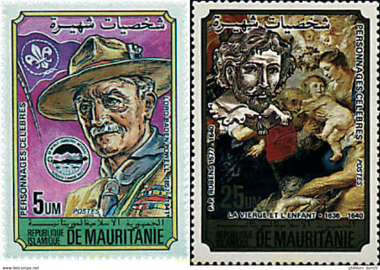 590278 MNH MAURITANIA 1984 PERSONAJES - Mauritanie (1960-...)