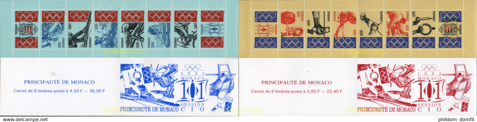 1882 MNH MONACO 1993 101 SESION DEL COMITE OLIMPICO INTERNACIONAL - Otros & Sin Clasificación